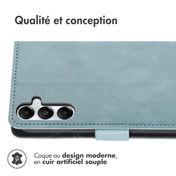 imoshion Étui de télephone portefeuille Samsung Galaxy S24 / S25 - Bleu clair