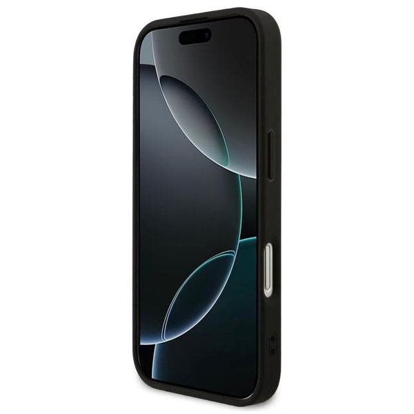 Guess Coque 4G Metal Logo MagSafe Apple iPhone 17 - Noir