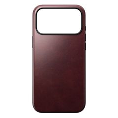 Nomad Coque Modern Horween Leather Apple iPhone 17 Pro Max - Burgundy