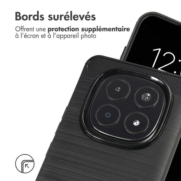 imoshion Coque Brushed Xiaomi Redmi Note 15 Pro (4G) - Noir