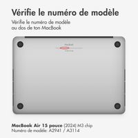 Accezz Protecteur d'écran de privacy magnétique MacBook Air 15 pouces (2023 / 2024 M3 chip / 2025 M4 chip) - A2941 / A3114 / A3241