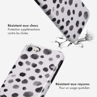 Selencia Coque arrière Vivid Apple iPhone SE (2022 / 2020) / 8 / 7 / 6(s) - Trendy Leopard