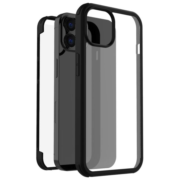 Accezz ﻿Coque de protection intégrale à 360° iPhone 13 Pro Max - Noir