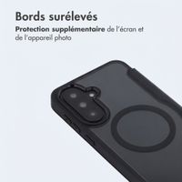 imoshion Bookcase transparente avec MagSafe Samsung Galaxy A37 (5G) - Noir