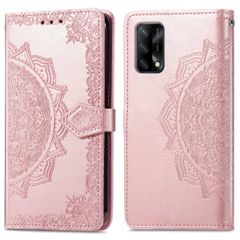 imoshion Etui de télephone Mandala Oppo A74 (4G) - Rose Doré