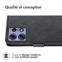 imoshion Étui de télephone portefeuille Motorola Edge 50 Pro - Noir