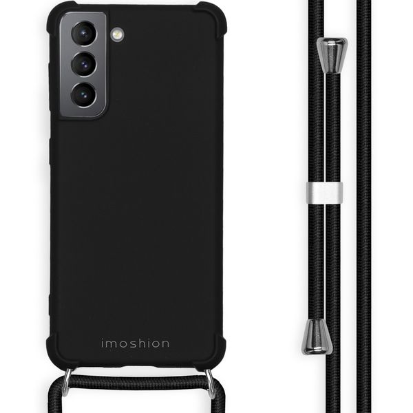 imoshion Coque Couleur avec cordon Samsung Galaxy S21 - Noir