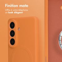 imoshion Coque Couleur avec MagSafe Samsung Galaxy S26 Plus - Orange