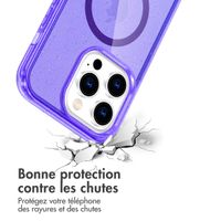 imoshion Coque Sparkle avec MagSafe iPhone 14 Pro Max - Violet