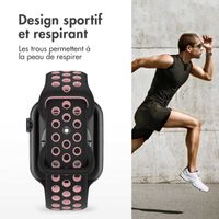 imoshion Bracelet sport⁺ Apple Watch Series 1 á 11 / SE / Ultra (44/45/46/49 mm) - Taille M/L - Black Pink