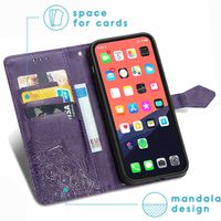 imoshion Etui de téléphone portefeuille Mandala iPhone 13 Pro - Violet