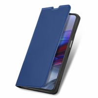 imoshion Étui de téléphone Slim Folio Motorola Moto G100 - Bleu foncé