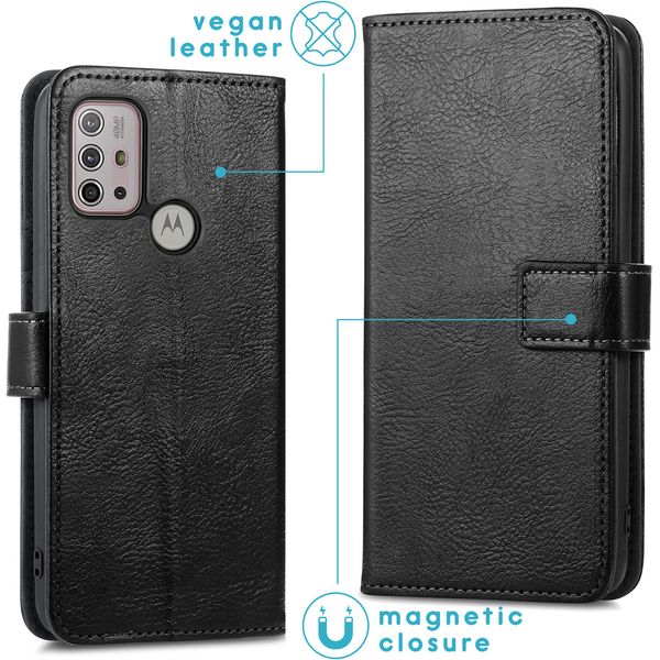 imoshion Étui de télephone portefeuille Motorola Moto G30 / G20 / G10 (Power) - Noir