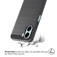 imoshion Coque Brushed Oppo A6x (4G/5G) - Noir
