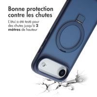 Accezz Coque Ring Stand avec MagSafe Apple iPhone Air - Bleu