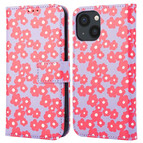 imoshion Étui de téléphone portefeuille Design iPhone 13 - Dusty Rose Blossoms