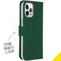 Accezz Étui de téléphone Wallet iPhone 12 Pro Max - Vert