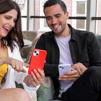 Accezz Coque Liquid Silicone Samsung Galaxy A53 - Rouge