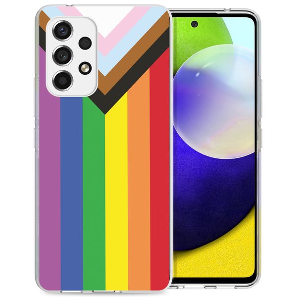 imoshion Coque Design Samsung Galaxy A53 - Rainbow flag