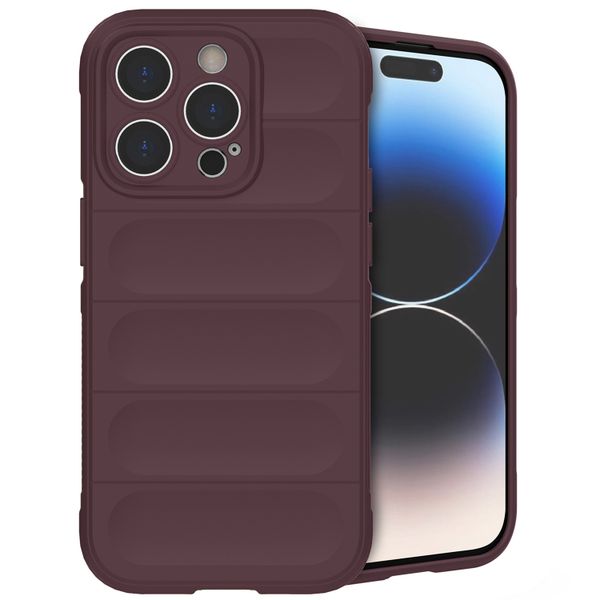 imoshion Coque arrière EasyGrip iPhone 14 Pro - Aubergine