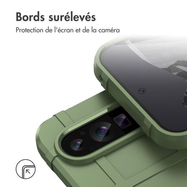 imoshion Coque Rugged Shield Google Pixel 9 Pro XL - Vert foncé