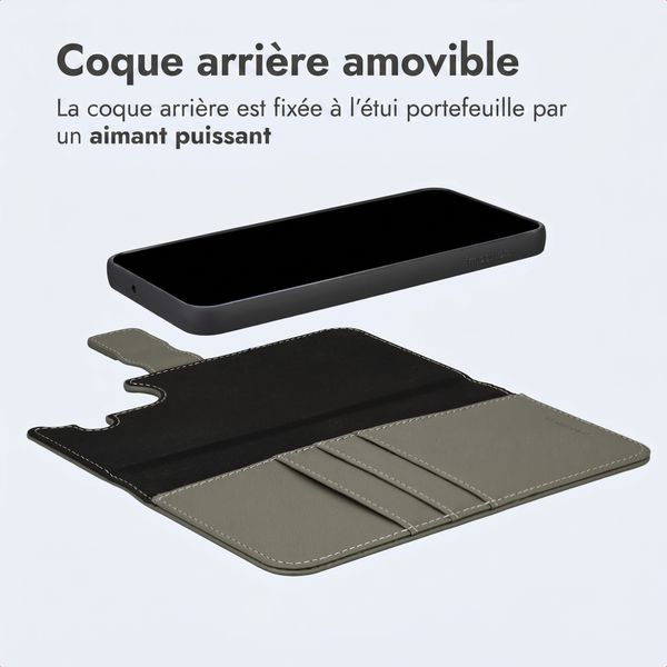 imoshion Étui portefeuille luxe 2-en-1 amovible Samsung Galaxy A17 (5G) / (4G) - Vert