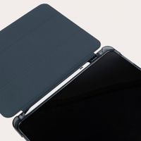 Tucano Satin folio case iPad Air 11 pouces (2024) M2 - Bleu foncé