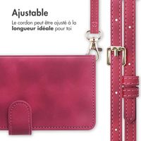 imoshion Etui de téléphone portefeuille avec cordon Samsung Galaxy A26 - Rouge