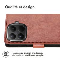 imoshion Étui de télephone portefeuille de luxe Xiaomi 17T - Marron
