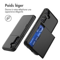 imoshion Coque arrière avec porte-cartes Samsung Galaxy S24 Plus - Noir