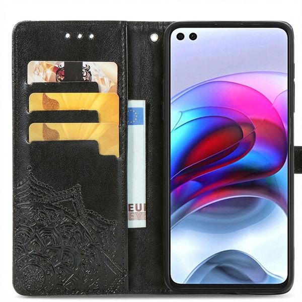 imoshion Etui de télephone Mandala Motorola Moto G100 - Noir