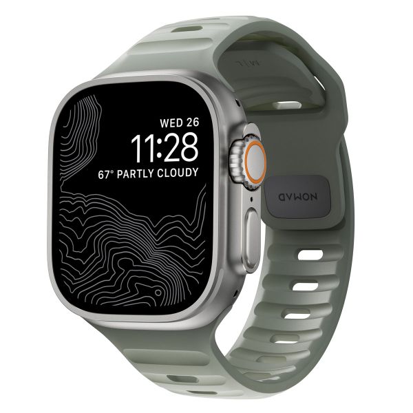 Nomad Bracelet Sport FKM Apple Watch Series 1 á 10 / SE / Ultra (2) (44/45/46/49 mm) - Coastal Rock