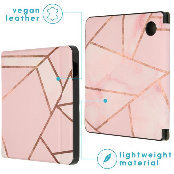 imoshion ﻿Design Slim Hard Sleepcover avec support Tolino Vision 5 - Pink Graphic