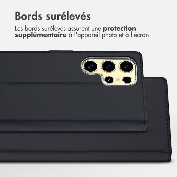 Accezz Étui de télephone Wallet Samsung Galaxy S25 Ultra - Noir