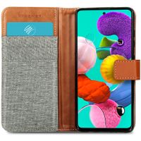 imoshion Étui de téléphone portefeuille Canvas Luxe Galaxy A51