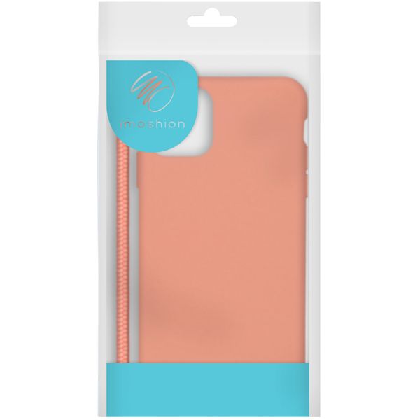 imoshion Coque de couleur avec cordon amovible Apple iPhone X / Xs - Peach