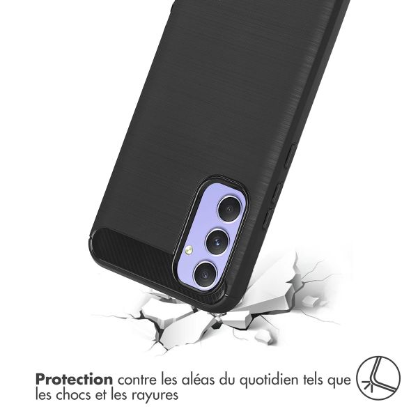 imoshion Coque Brushed Samsung Galaxy A54 (5G) - Noir