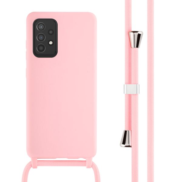 imoshion ﻿Coque en silicone avec cordon Samsung Galaxy A52(s) (5G/4G) - Rose