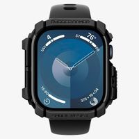 Spigen Coque Rugged Armor™ Apple Watch Series 10 - 46 mm - Noir Mat