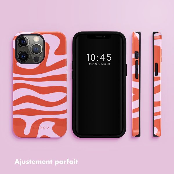 Selencia Coque arrière Vivid Tough iPhone 13 Pro - Dream Swirl Pink