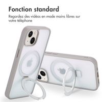 Accezz Coque Ring Stand avec MagSafe iPhone 13 - Grey