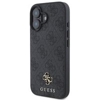Guess Coque 4G Metal Logo MagSafe Apple iPhone 16 - Noir