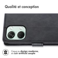 imoshion Étui de téléphone portefeuille Luxe OnePlus Nord 3 - Noir