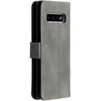 imoshion Étui de téléphone portefeuille Luxe Galaxy S10 - Gris