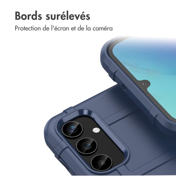 imoshion Coque Rugged Shield Samsung Galaxy A25 (5G) - Bleu foncé