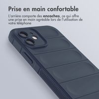 imoshion Coque arrière EasyGrip iPhone 12 - Bleu foncé