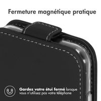 Accezz Étui à rabat Apple iPhone SE (2022 / 2020) / 8 / 7 - Noir