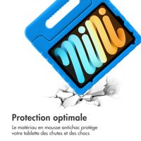 imoshion Coque kidsproof avec poignée Apple iPad Mini 7 (2024) / iPad Mini 6 (2021) - Bleu