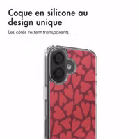 imoshion Coque Design Apple iPhone 16 - Hearty Coral Dust