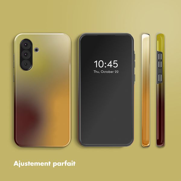 Selencia Coque arrière Vivid Samsung Galaxy A36 / A56 - Gradient Olive Dust